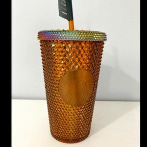 NEW GOLD STARBUCKS ANNIVERSARY CUP
